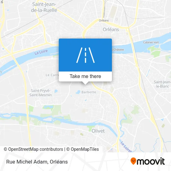 Rue Michel Adam map