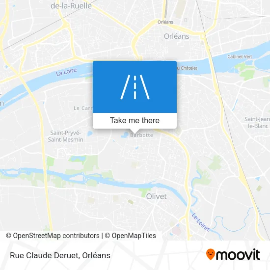 Rue Claude Deruet map
