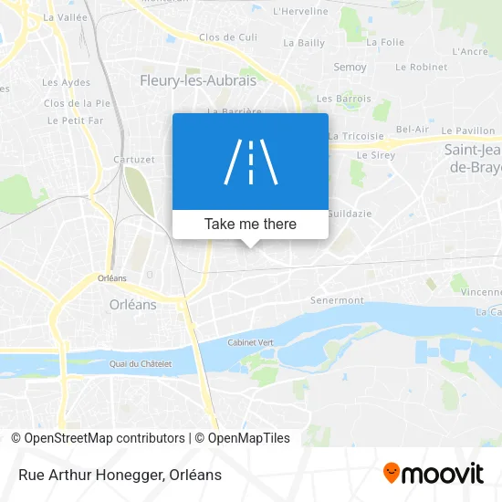 Rue Arthur Honegger map