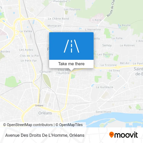Avenue Des Droits De L'Homme map