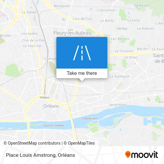 Place Louis Amstrong map