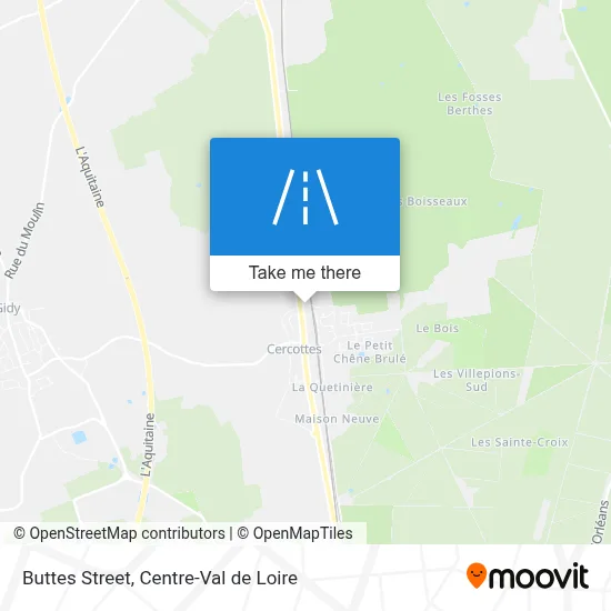 Rue Des Buttes map