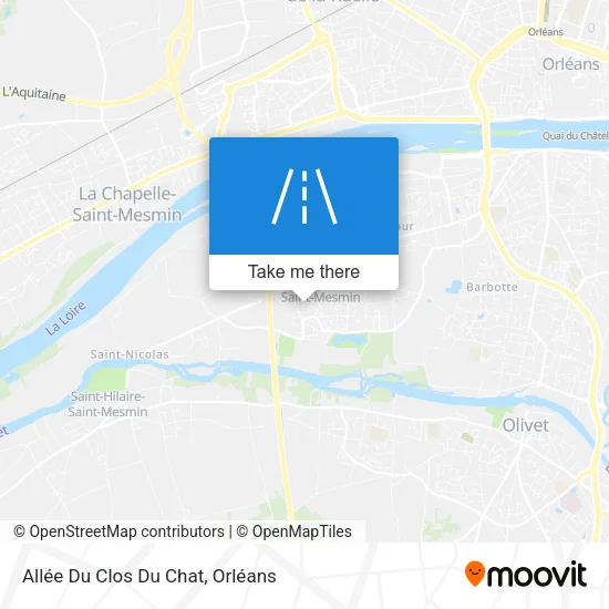 Allée Du Clos Du Chat map