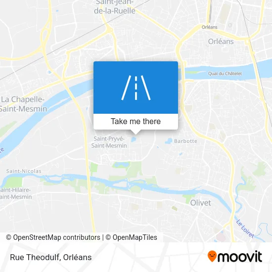 Rue Theodulf map