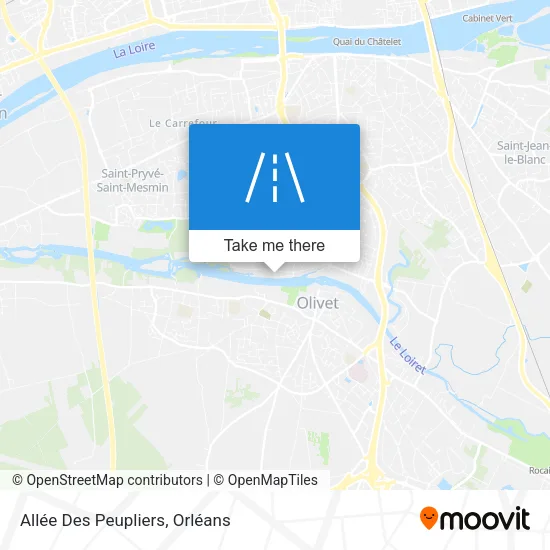 Allée Des Peupliers map