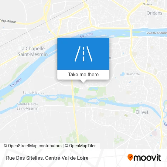 Rue Des Sitelles map