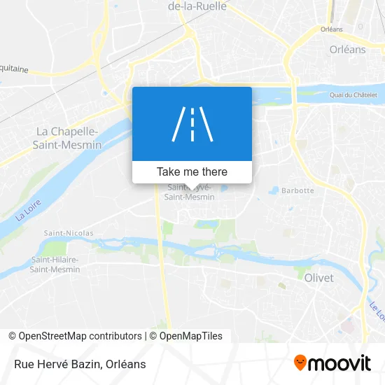 Rue Hervé Bazin map