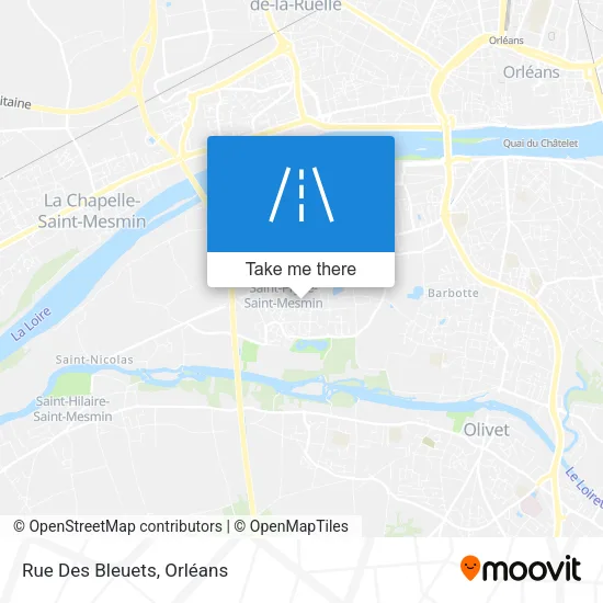Rue Des Bleuets map