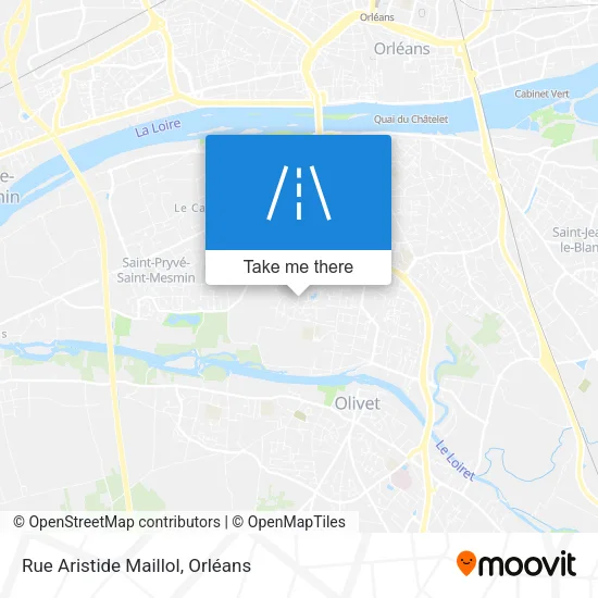 Rue Aristide Maillol map