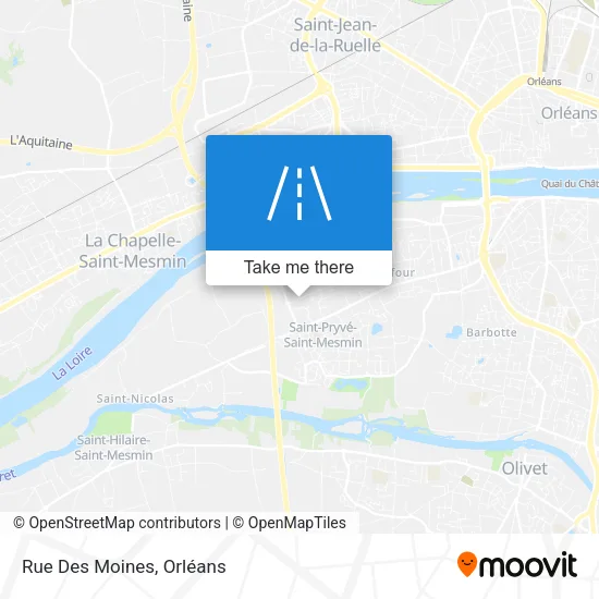 Rue Des Moines map