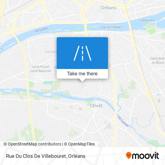 Mapa Rue Du Clos De Villebouret