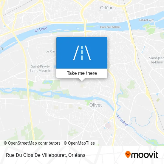 Rue Du Clos De Villebouret map
