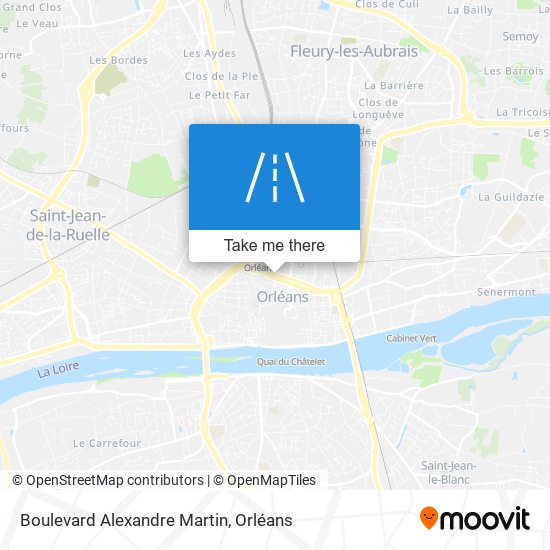 Mapa Boulevard Alexandre Martin