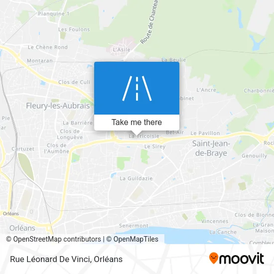 Rue Léonard De Vinci map