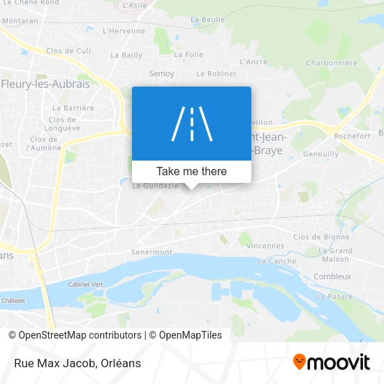 Rue Max Jacob map