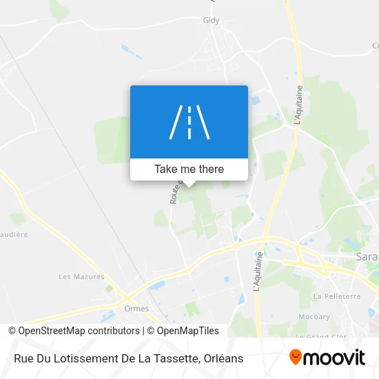 Rue Du Lotissement De La Tassette map