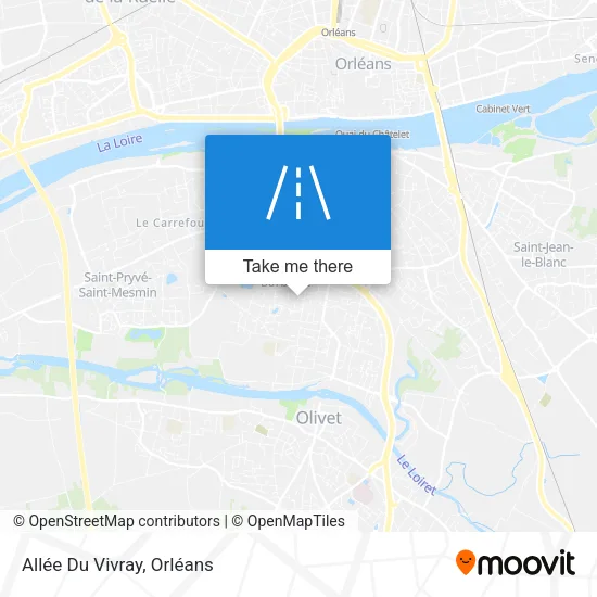 Allée Du Vivray map
