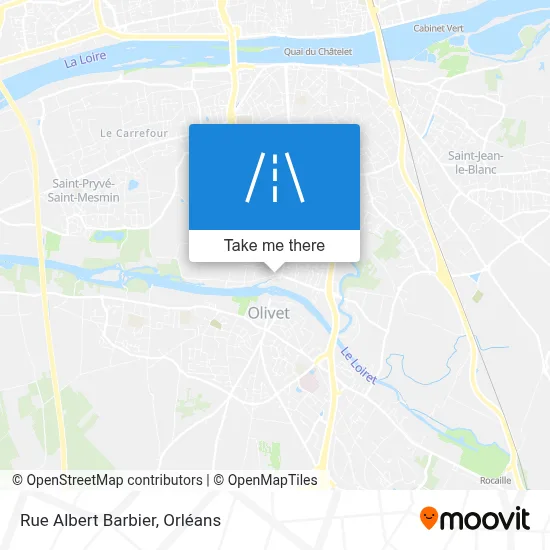 Rue Albert Barbier map