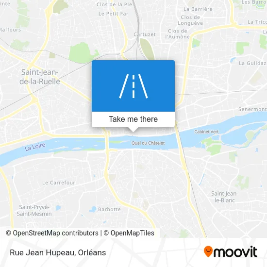 Rue Jean Hupeau map