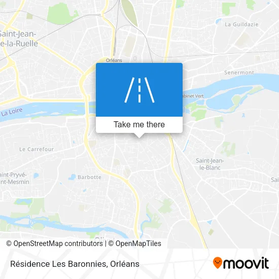 Résidence Les Baronnies map