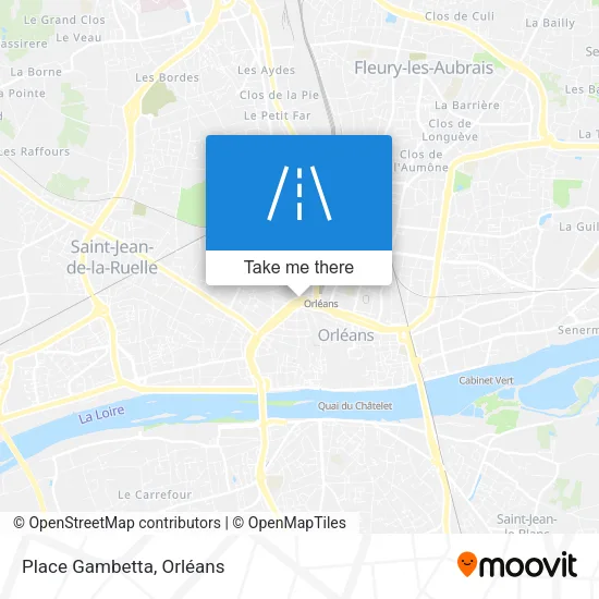 Place Gambetta map