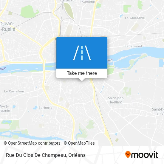 Rue Du Clos De Champeau map
