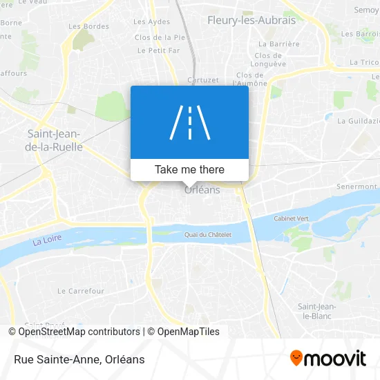 Rue Sainte-Anne map