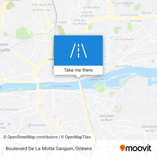 Boulevard De La Motte Sanguin map