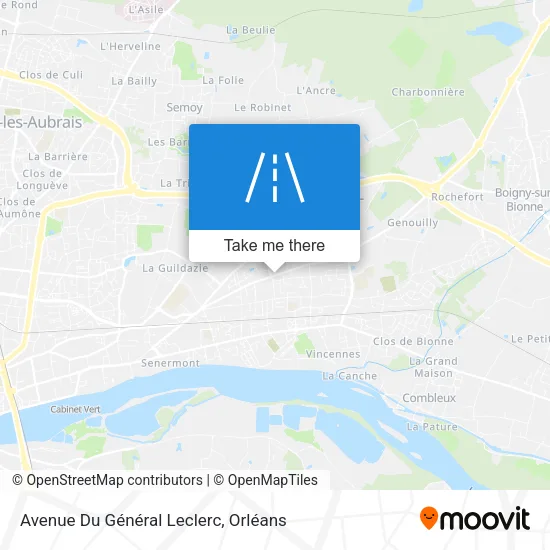 Avenue Du Général Leclerc map