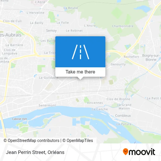 Rue Jean Perrin map