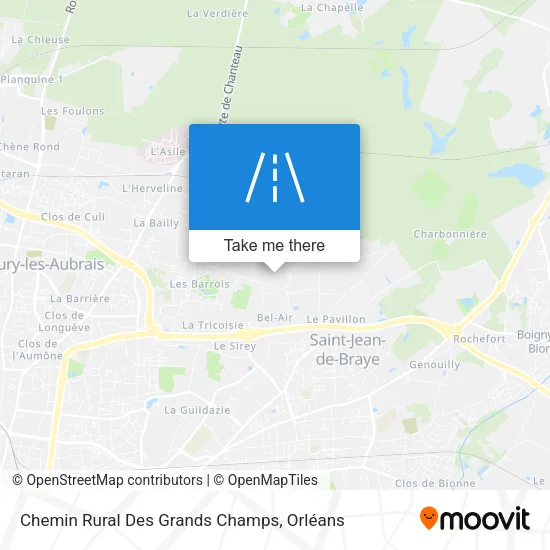 Chemin Rural Des Grands Champs map