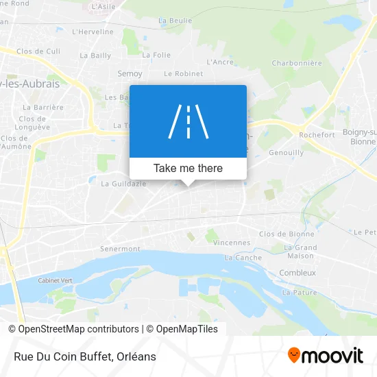 Rue Du Coin Buffet map