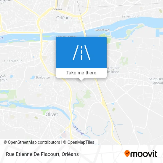 Rue Etienne De Flacourt map