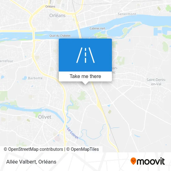 Allée Valbert map