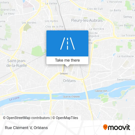 Rue Clément V map
