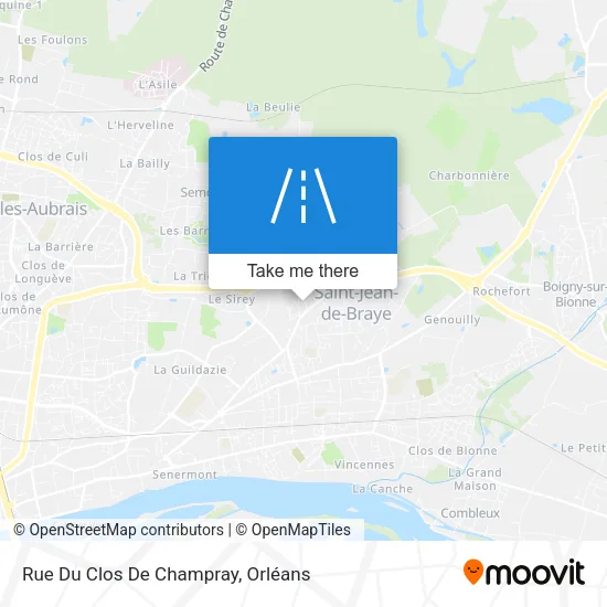 Rue Du Clos De Champray map
