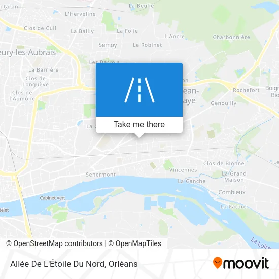 Allée De L'Étoile Du Nord map