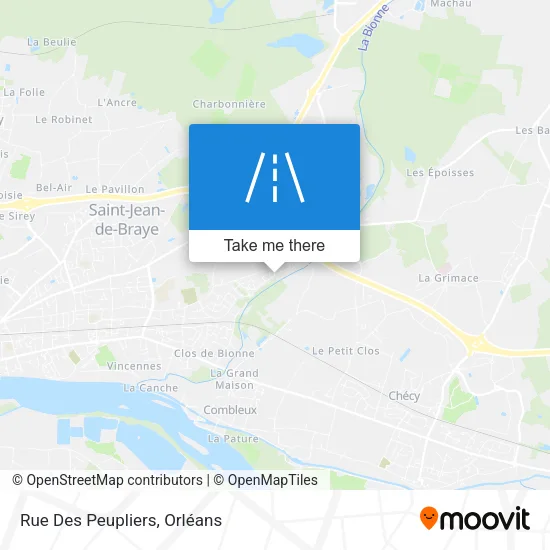 Rue Des Peupliers map