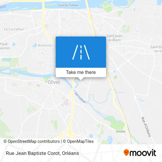 Rue Jean Baptiste Corot map