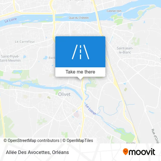 Allée Des Avocettes map