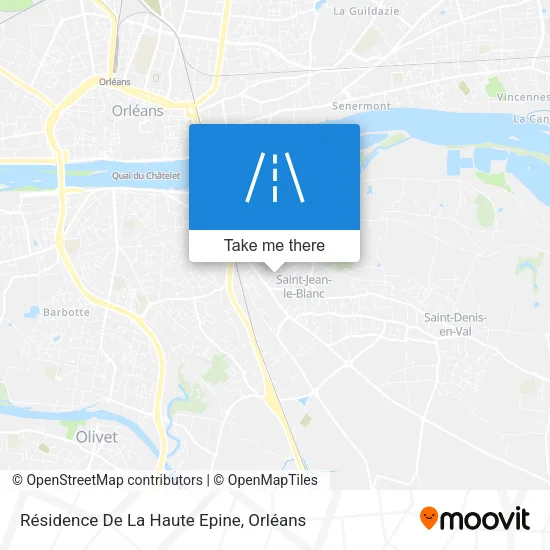 Résidence De La Haute Epine map