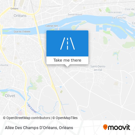Allée Des Champs D'Orléans map