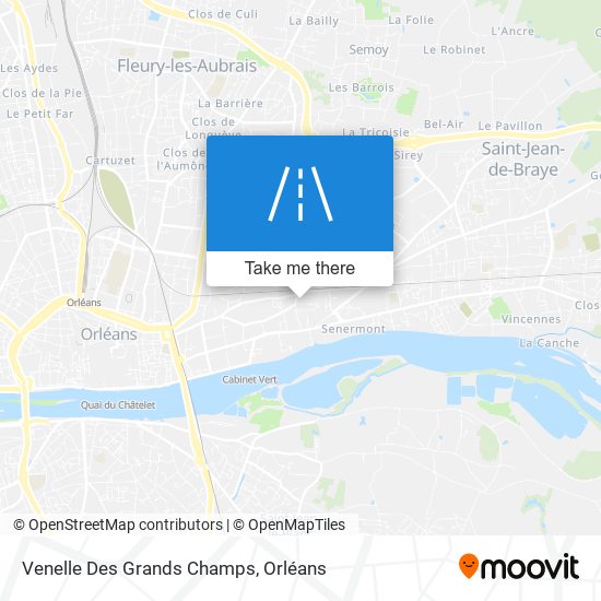 Venelle Des Grands Champs map