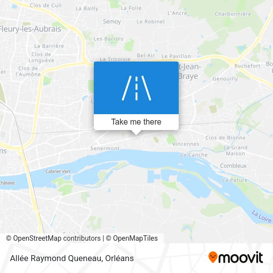 Allée Raymond Queneau map