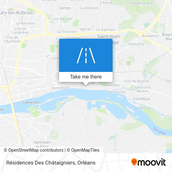 Résidences Des Châtaigniers map
