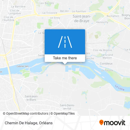Chemin De Halage map