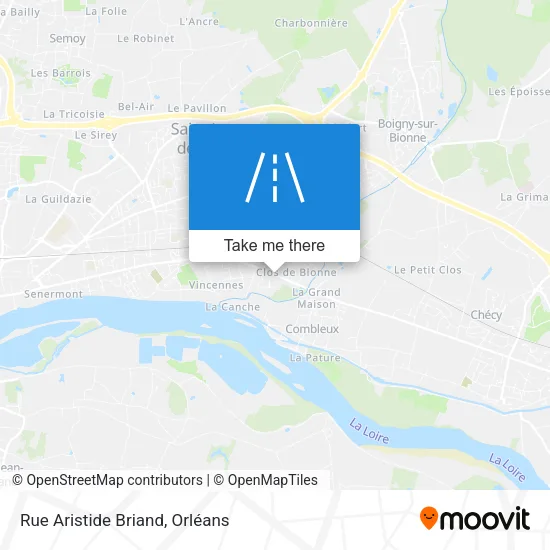 Rue Aristide Briand map