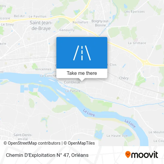 Chemin D'Exploitation N° 47 map