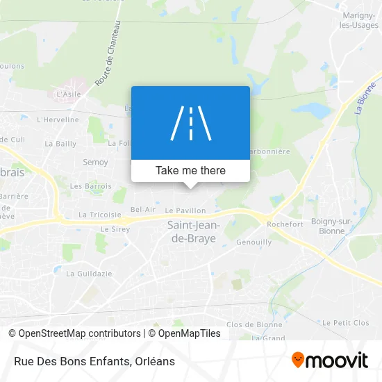 Rue Des Bons Enfants map