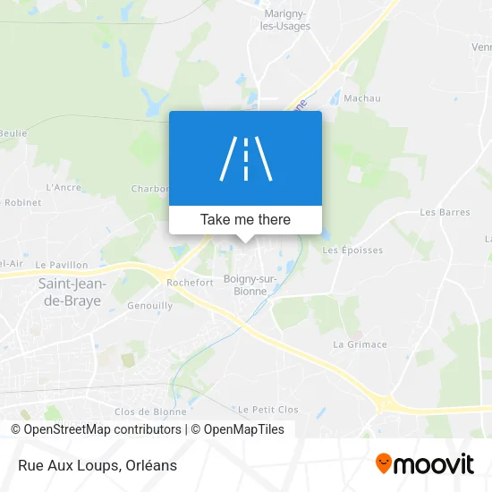 Rue Aux Loups map